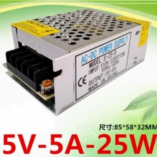 Power supply 5V 5A switching psu led p10 ws2812b ws2812  jws etc