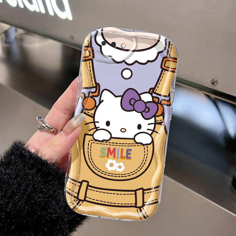 Casing Hp OPPO A5 A3s A12E Realme C1 Case sarung HP kartun HelloKitty pola Kesing silikon kerangka C