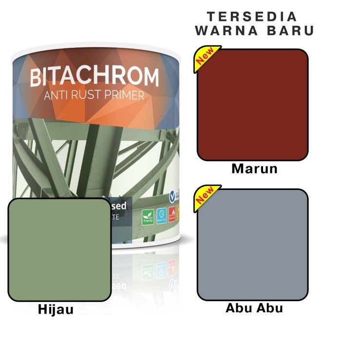 CAT DASAR BESI ANTI KARAT 1KG - BITACHROM