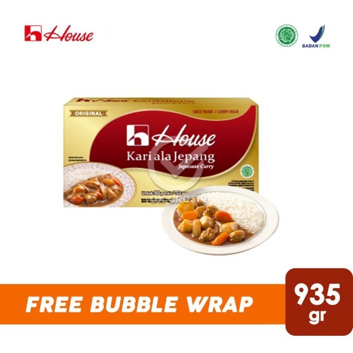 

House Kari Ala Jepang Saus Padat / Kare / Japanese Curry Roux [935 Gr]