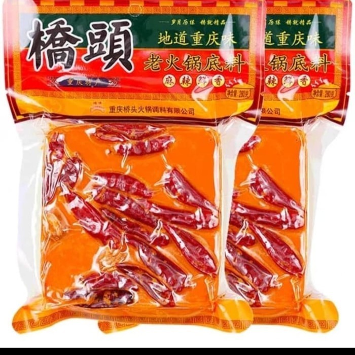 

Qiao Tou Bumbu Shabu Shabu Huo Guo Zhong Qing 280 Gram