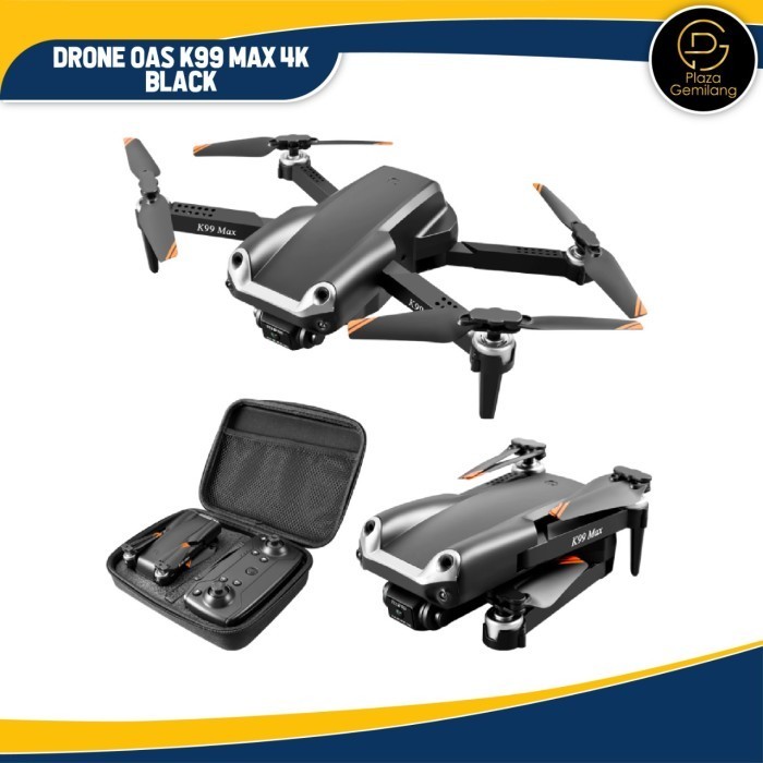 DRONE OAS K99 MAX 4K DRONE QUADCOPTER RC LIPAT 2.4GHZ - BLACK
