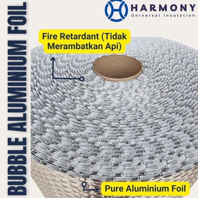 Peredam Panas Atap, Aluminium Foil Atap, Bubble Foil Insulation