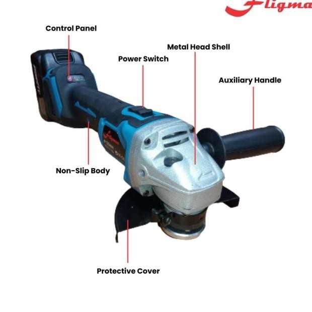 Sale| Gerinda Tangan | Cordless Angle Grinder | Mesin Gerinda Portable