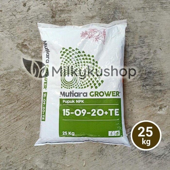 PUPUK MEROKE NPK MUTIARA GROWER 25 KG KEMASAN PABRIK VIA GOSEND GRAB