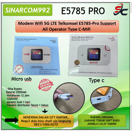 Mifi 4G Telkomsel E5785-Pro