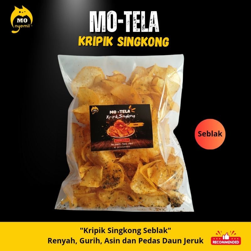 

Mo-Tela Kripik Singkong Rasa Seblak Pedass