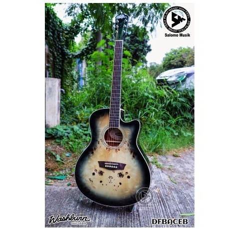 Gitar Akustik Elektrik Washburn Dfbaceb Original