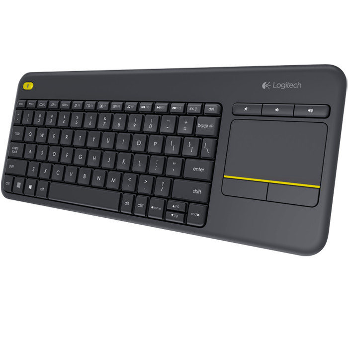 Keyboard Logitech Wireless Touch K400R Plus - Garansi Resmi