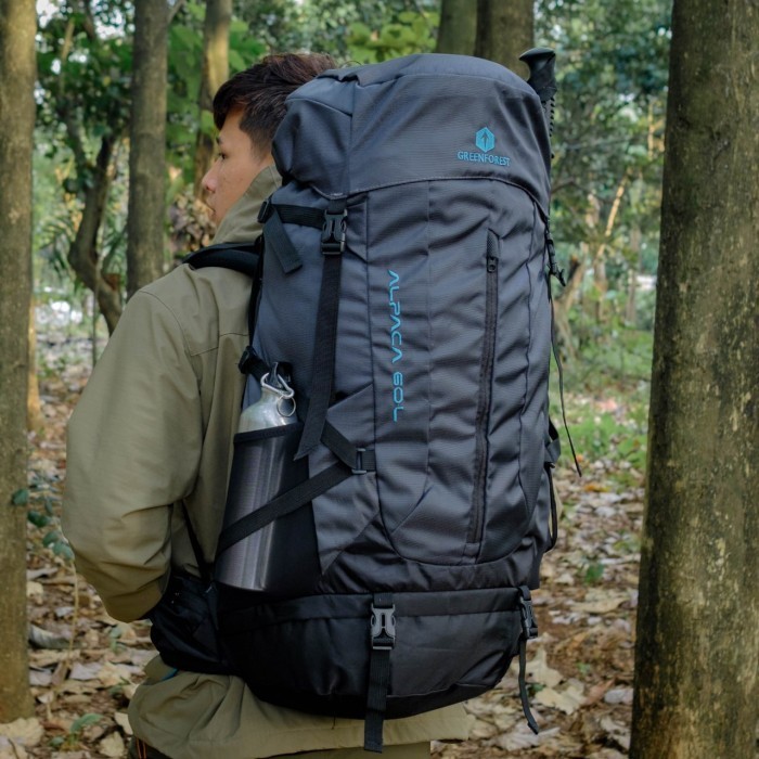 Greenforest Alpaca Tas Gunung Carrier 60 Liter Doubble Frame