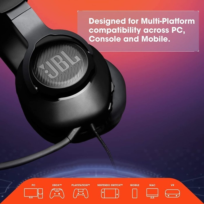 Jbl Quantum 100 Gaming Headphones Jblq100 Q100 Q 100 Headset Jbl