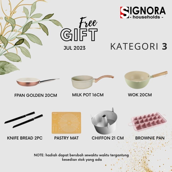 Signora - Oven Listrik Oven De Amore 38 Liter Gratis Hadiah