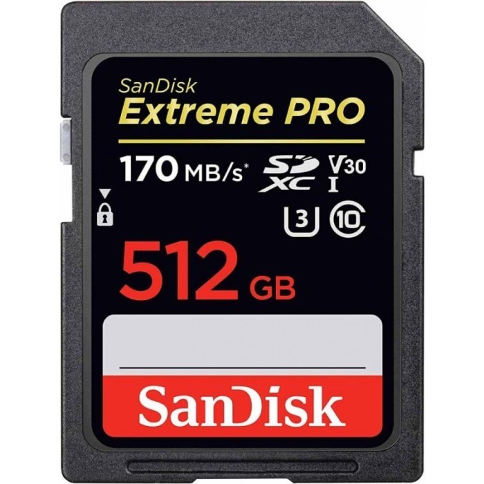 Sd Card Sandisk Extreme Pro Sdxc 512Gb 170Mb/S (Sdsdxxy-512G-Gn4In)