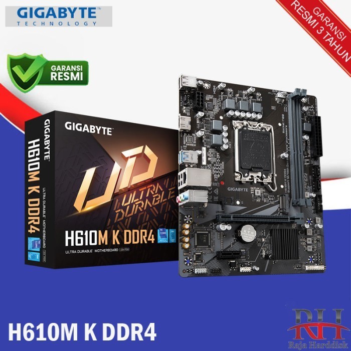 Motherboard Gigabyte H610M K Ddr4 (Intel Lga 1700, Gen12)