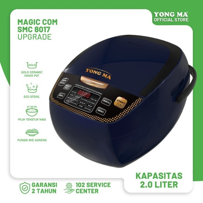 Magic Com / Rice Cooker Yong Ma Ymc8017 / Ymc 8017 ( 2 Ltr ) 100% Ori