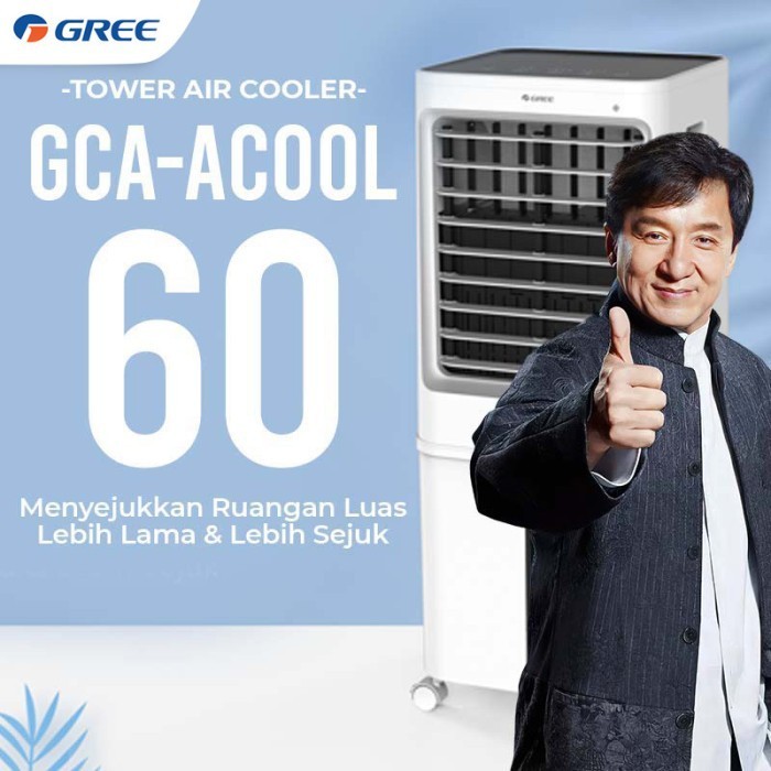 Gree Air Cooler 60 Liter Penyejuk & Humidifier Honeycomb Gca-Acool60