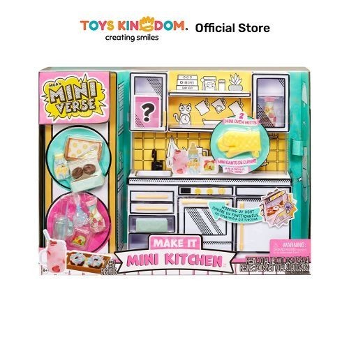 Miniverse Playset Mini Kitchen 591832-Euc