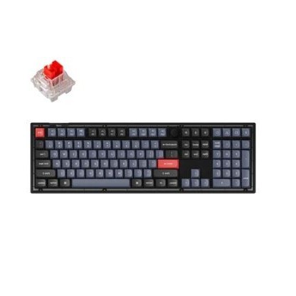 Keychron V6 Qmk Custom Fully Assembled Knob - Frosted Black Termurah Terlaris Promo