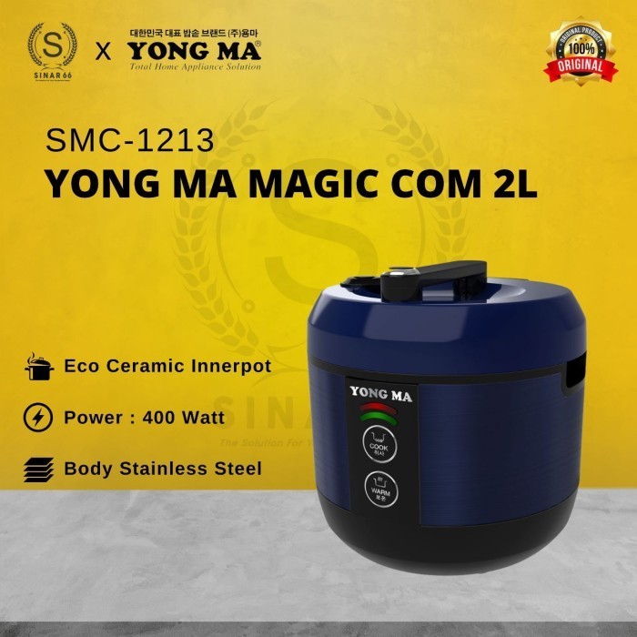 Yongma Yong Ma Magic Com Rice Cooker 2L 2 L Smc 1213 Smc1213 Termurah Terlaris Promo