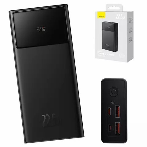 Baseus 30000Mah Super Fast Charging 22.5W Power Bank Quick Charge Pd