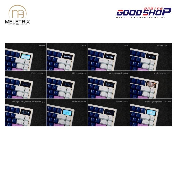 Meletrix Zoom75 - 2U Color Lcd Modular