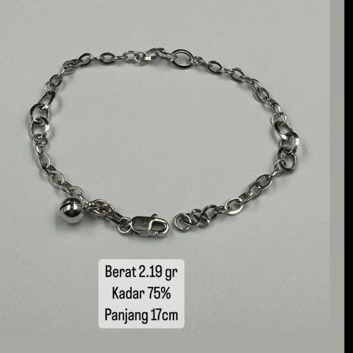 Gelang Vancleef Emas 17K 750 Italy