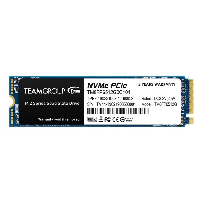 Team Group Mp33 512Gb Nvme Ssd For Laptop Pc