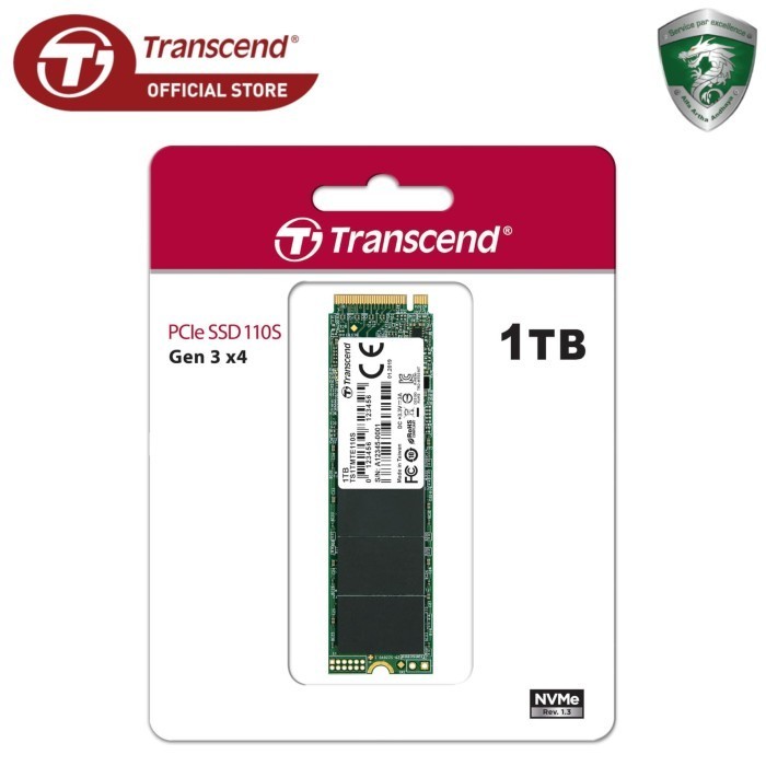 Transcend Ssd M.2 Pcie Mte110S Nvme
