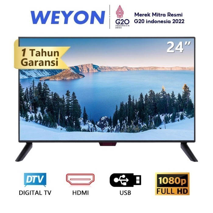Big Promoo - Led Tv Weyon 24 Inch Gambar Hd Digital Tv Termurah Terlaris Promo