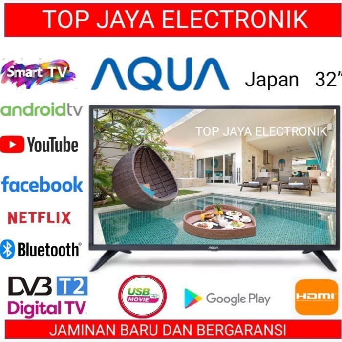 Led Tv Aqua 32 Inch Digital Tv Smart Android New Series