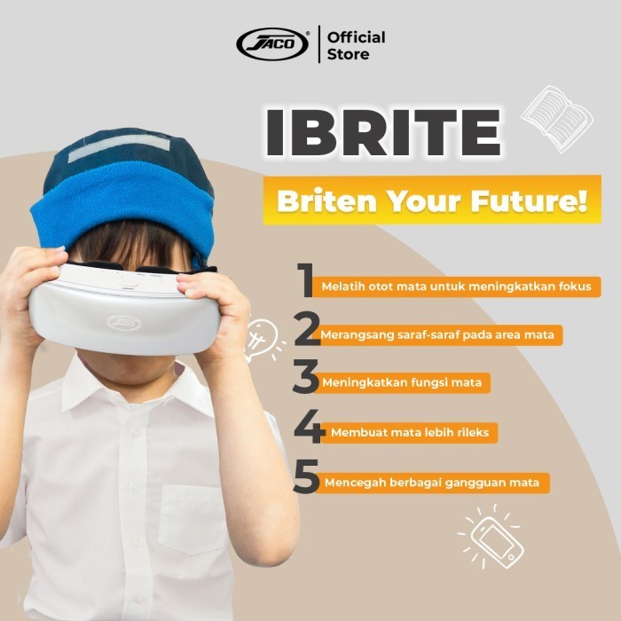 Alat Therapy Mata Ibrite Jaco Eye Trainer Terapi Mata Minus Original