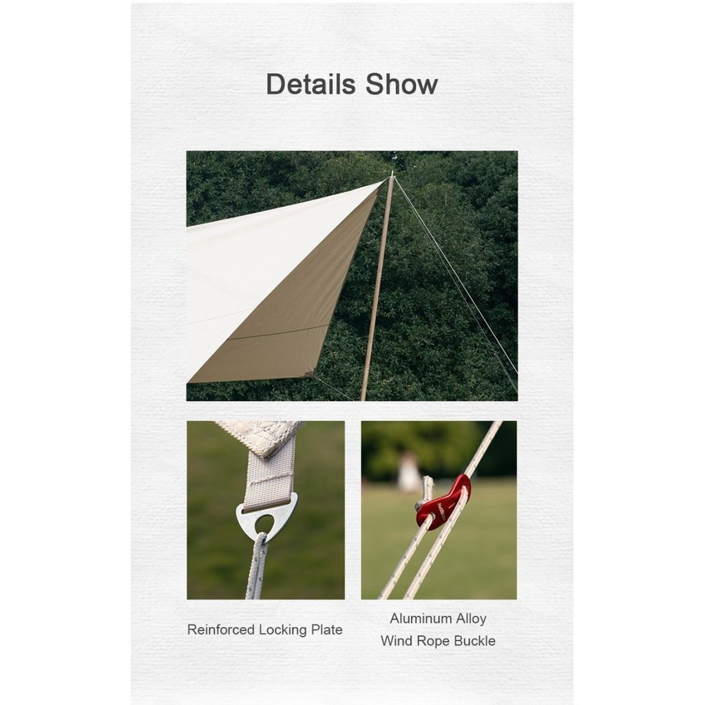 Cotton Tarp Series Naturehike Nh20Tm007 Flysheet Tenda Shelter