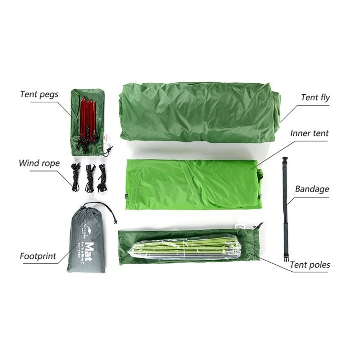 Tenda Star River 2P Naturehike Nh17T012-T 20D