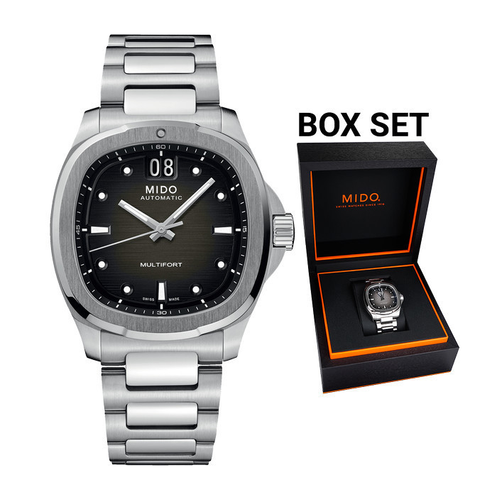 Jam Tangan Pria Mido M0495261108100 Multifort Tv Big Date Black Dial Termurah Terlaris Promo