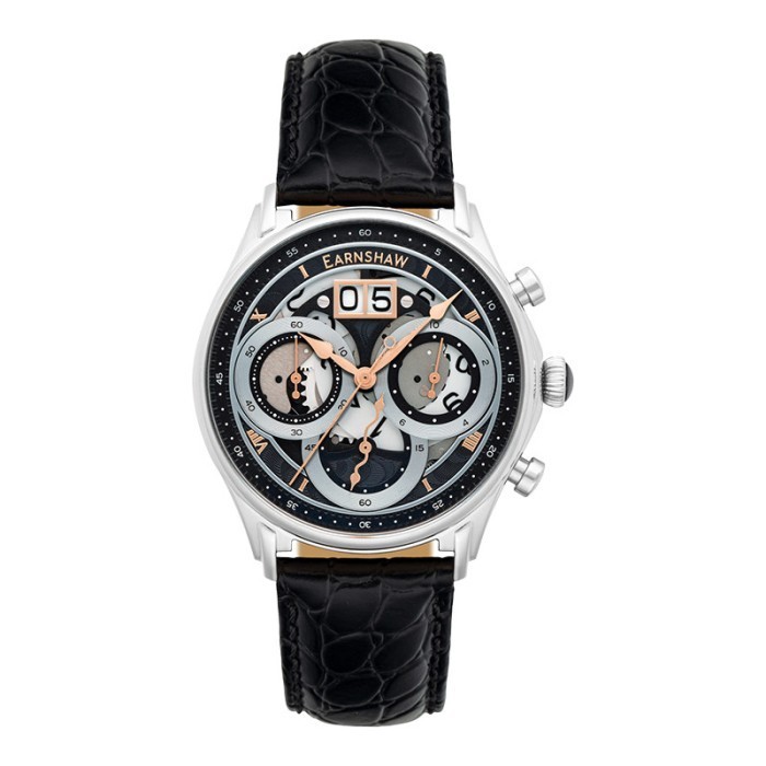 Jam Tangan Pria Thomas Earnshaw Nasmyth Es-8260-02 Chronograph Semi S Termurah Terlaris Promo