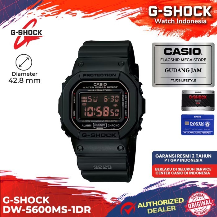 G-Shock Gshock Dw-5600Ms-1Dr Dw-5600Ms Dw-5600 Dw5600Ms Dw 5600Ms