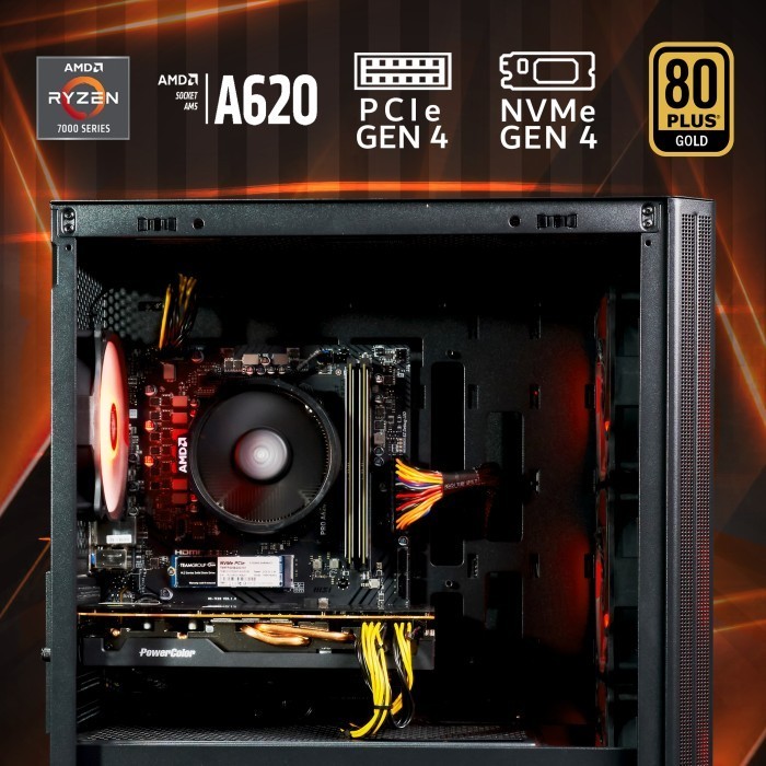 Imba Amd Pc Ryzen 5 7500F Rx 6700 Xt 32Gb Rakitan Gaming Pc
