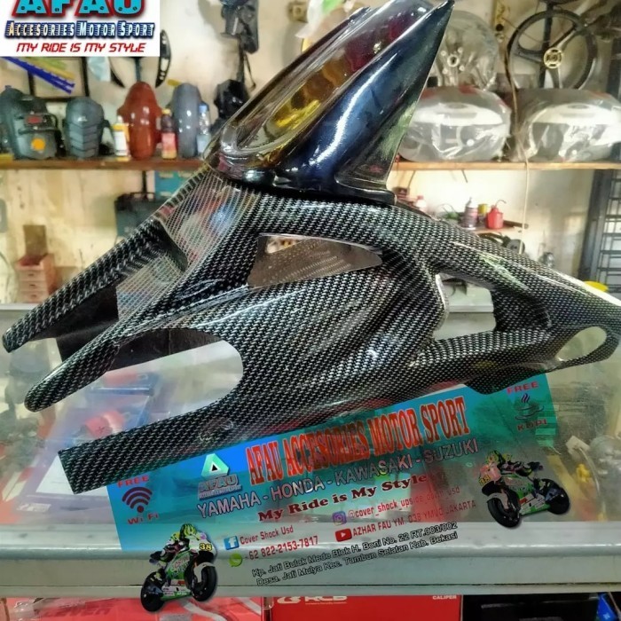 

Hungger Arm Cover Swing Arm Kawasaki Ninja 250 Karbu Fi New Fi Zx Ninj