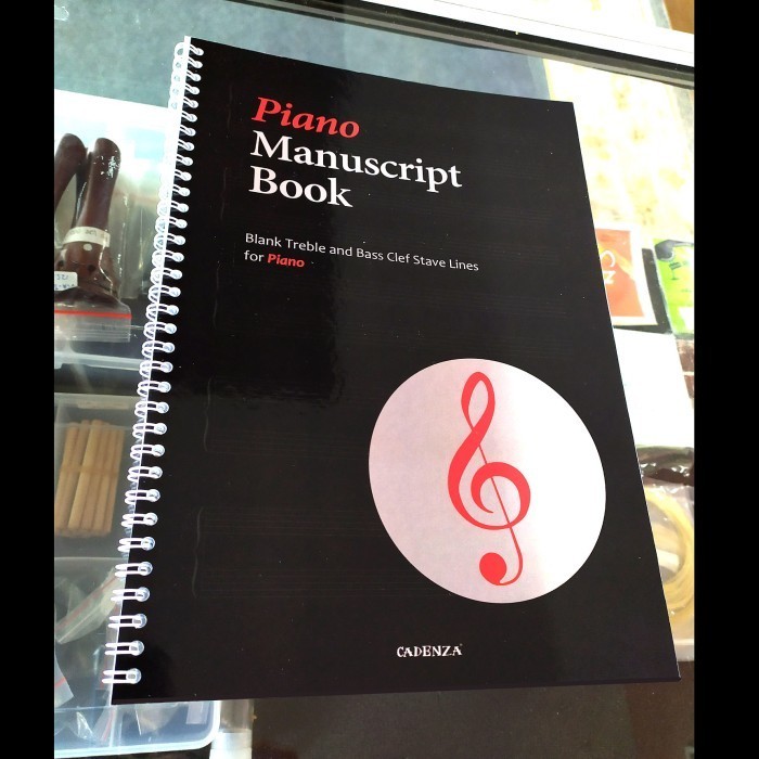 

Buku Tulis Musik Garis Lima 5 - Manuscript Book - Piano Format