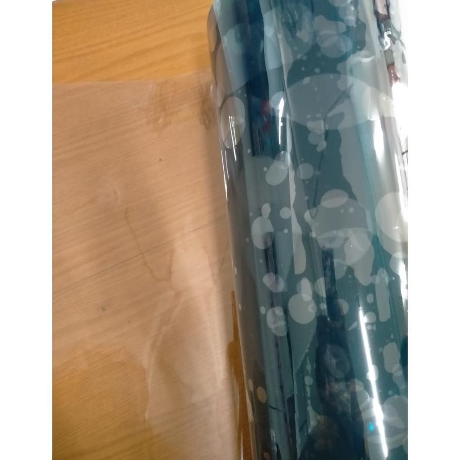 NEW Mika Bening 0.80mm (meteran)-Bahan Tas Transparan TERLARIS