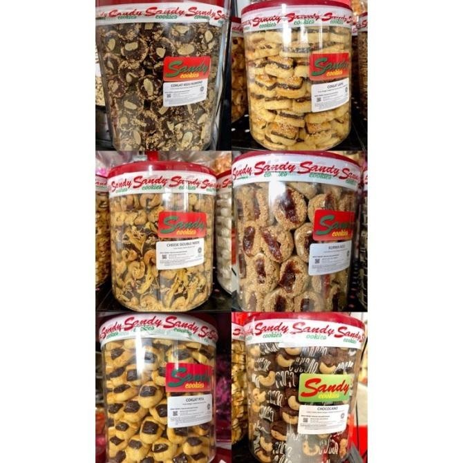 Terlaris Sandy Cookies Spesial Kue Kering Kuker Jakarta 500 Gr Gram (1/2 Kg)