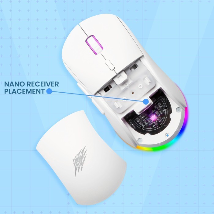 Mouse Gaming Wireless Rgb Dual Mode Sades Oculus Termurah Terlaris Promo