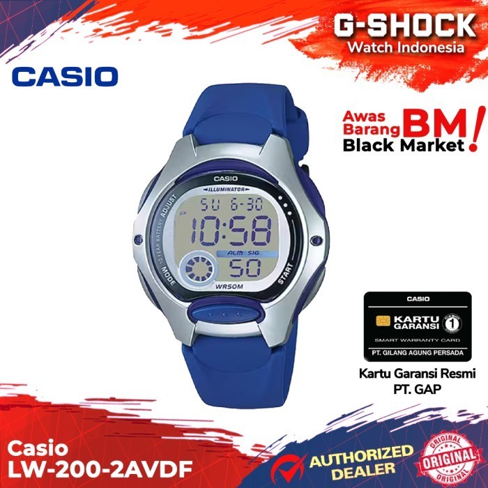 Casio General Lw-200-2Avdf Lw-200-2A Lw-200 Lw200 Lw 200 Termurah Terlaris Promo