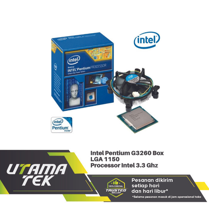 Intel Pentium G3260 Box Lga 1150 Processor Intel 3.3 Ghz G3260 Box Termurah Terlaris Promo