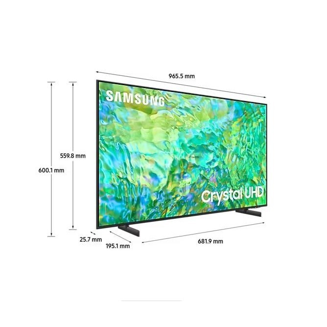 Samsung 43Cu8000 Smart Tv Crystal Uhd 4K 43 Inch Ua43Cu8000 / 43Bu8000