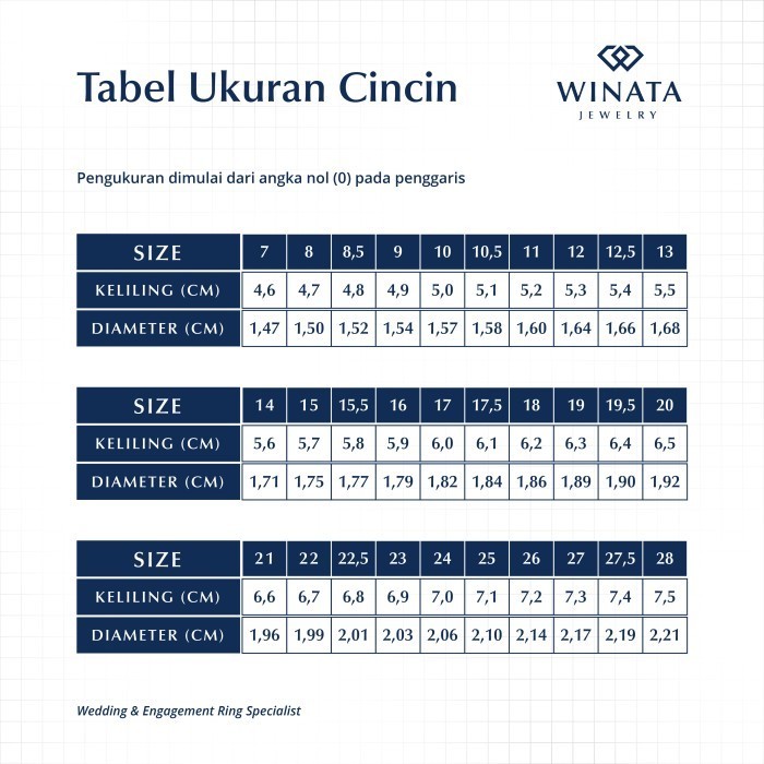 Cincin Tunangan Pria Winata Jewelry - Garansi Resmi