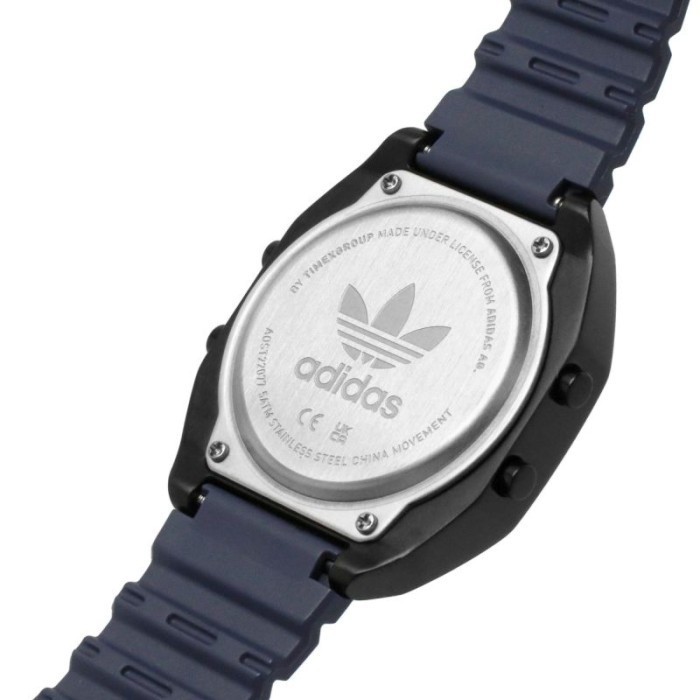 Adidas Original Aost22077 Digital Two Jam Tangan Unisex Navy Vintage