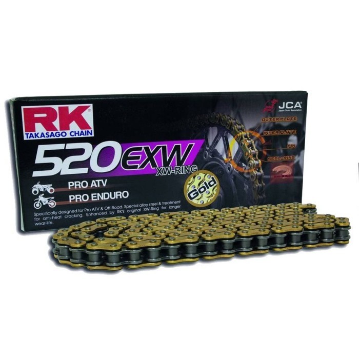 Rk Takasago Chain 520Exw Chain 120 Link Xw-Ring