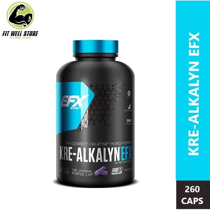 KREALKALYN EFX KRE ALKALYN 260 CAPSUL CREATINE HCL CREATINE NO LOADING