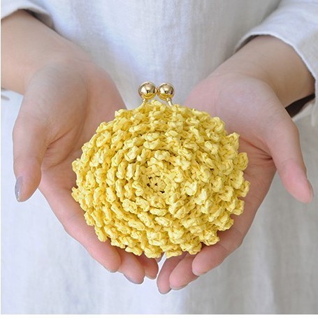 

Paket Rajut Diy Crochet Dahlia Pouch